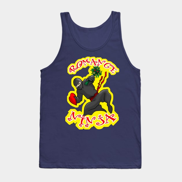 Romance Ninja Tank Top by EJTees